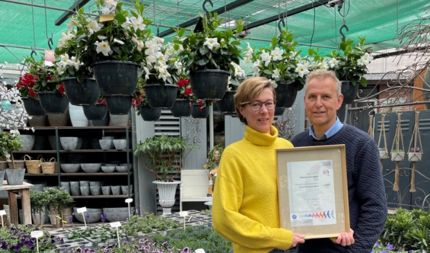 Bloemen Groot Jebbink behaalt gouden certificaat Barometer Duurzame Bloemist