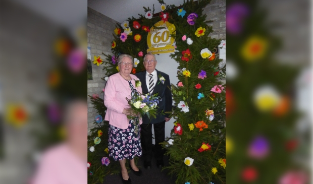 Karel en Leida Meenink 60 jaar getrouwd