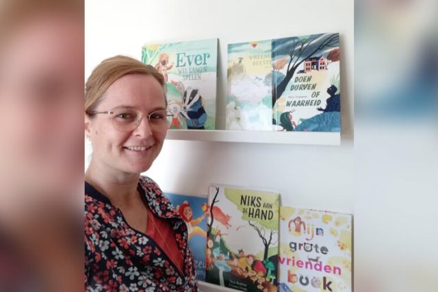 Kinderboeken en pompoenen in De Kruidenhof